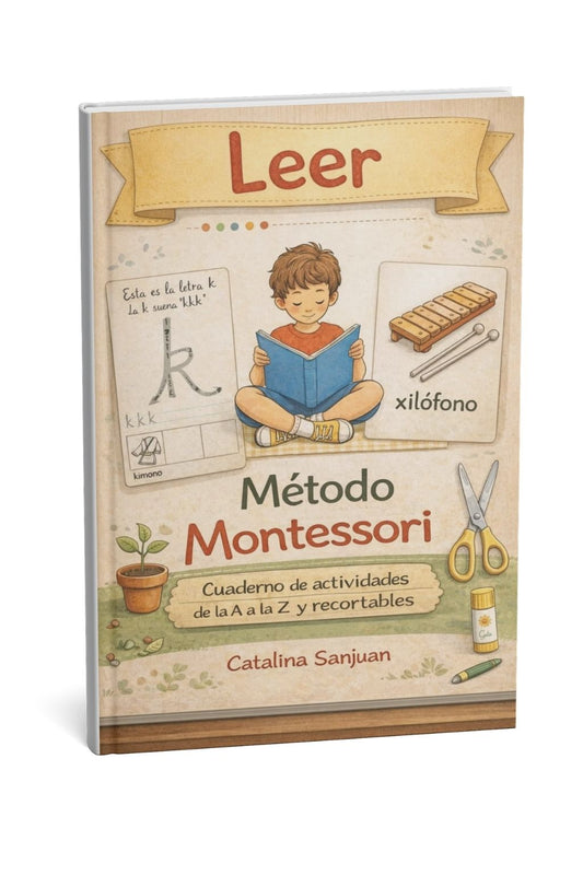 Aprendo a Leer con Montessori: Libro de Actividades Divertidas